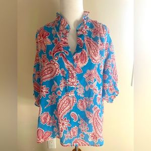 Beautiful XiRENA blouse in size large- worn but still in great condition
